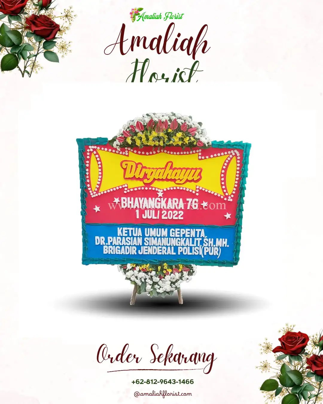 Papan Bunga HUT Ulang Tahun Tanjungtebat